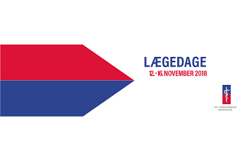 Logo for Lægedage 2018 in Copenhagen November 12 -16, 2018
